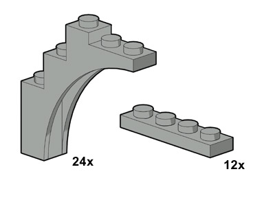 LEGO 10047: Arch (instrukcja, specyfikacja)
