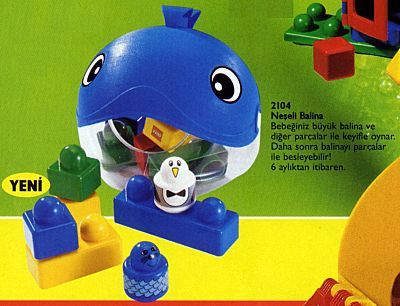 LEGO 2104: Wilma Whale (instrukcja, specyfikacja)