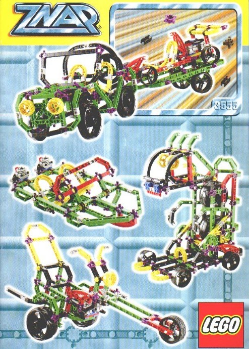 LEGO 3555: Jeep (instrukcja, specyfikacja)