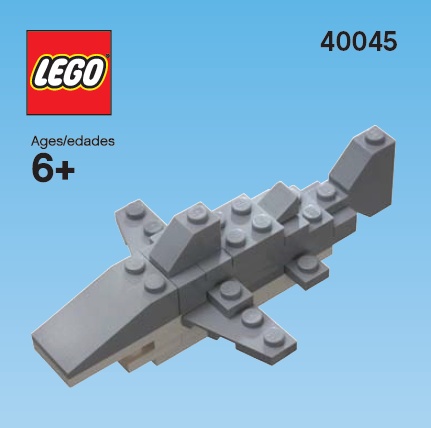 LEGO 40045: Shark (instrukcja, specyfikacja)