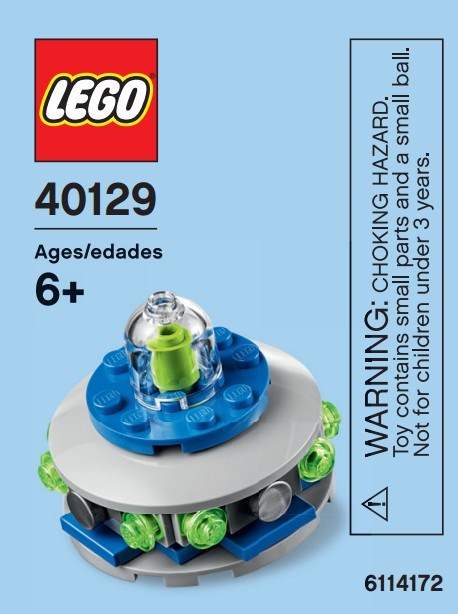 LEGO 40129: UFO (instrukcja, specyfikacja)