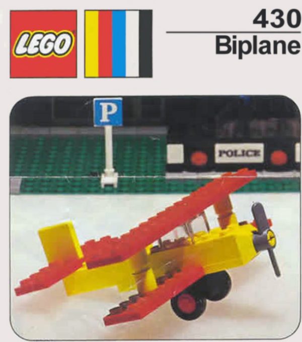LEGO 430: Biplane (instrukcja, specyfikacja)