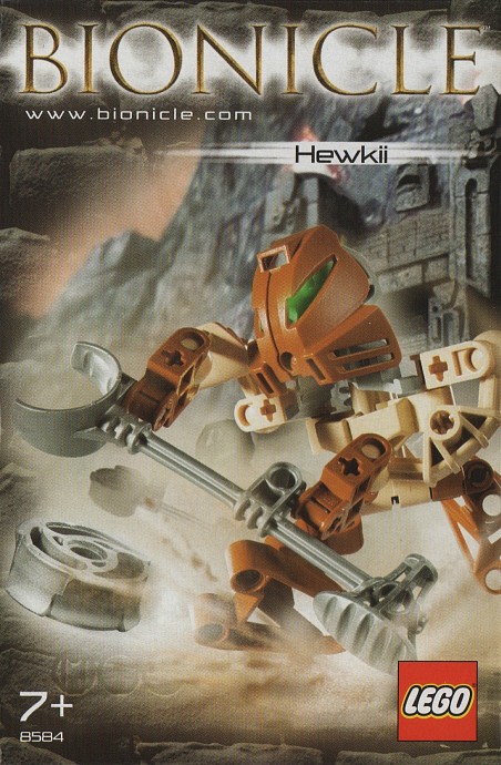 LEGO 8584: Hewkii (instrukcja, specyfikacja)