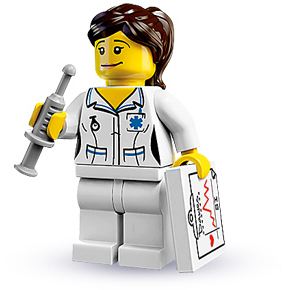 LEGO 8683-11: Nurse (instrukcja, specyfikacja)